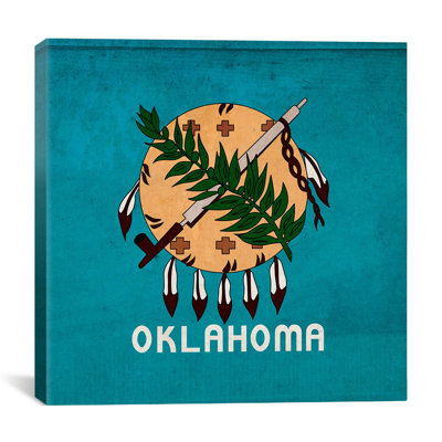 «Flags Oklahoma», impression sur toile tendue