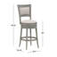 Tabouret de bar et de comptoir Helkai-408459816