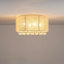 Plafonnier encastré en cristal 4 lumières Hassler