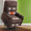 Fauteuil inclinable Power Lift - Moteur double - Inclinaison 180 ° - Massage 8 points et chaleur - Revêtement - Assemblage facile?-115753250