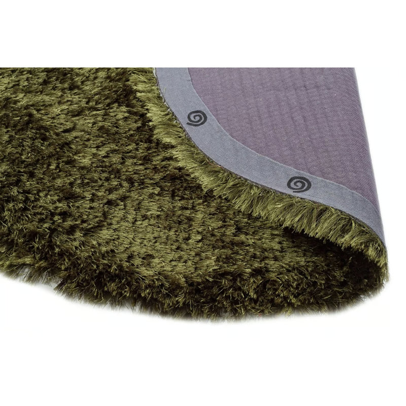 Tapis rond en coton Tulisia, Rond 4 pi 11 po