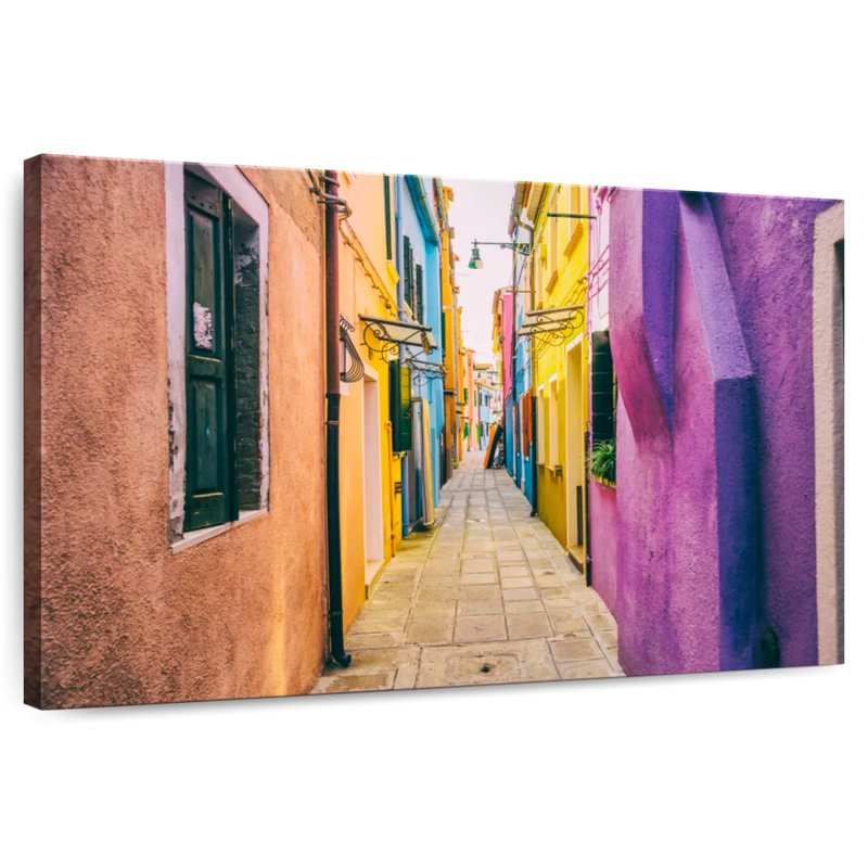 Kavia Burano Alley, 24" H x 36" W