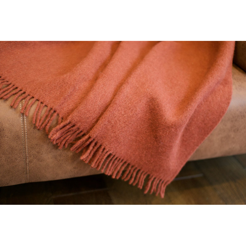 Rossana Throw Blanket, Brick Orange