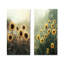 Collection de 2 panneaux rétro Vintage Rainy Day I - Floral Wall Art-714782897-714782908