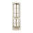 Lighted Corner Curio Cabinet - Display Case For Living Room, Antique Collectibles, Wine & Bar Glass Storage - Elegant Corner Design With Lights Included-2008361896