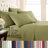 Southshore Fine Linens Vilano Springs Extra Deep Pocket 6-Piece Sheet Set, Ultra Soft Double-Brushed 110 GSM Microfiber Bedding, 21-Inch Deep Pocket, 4 Pillowcases, Full, Sage Green-86340220-86340214
