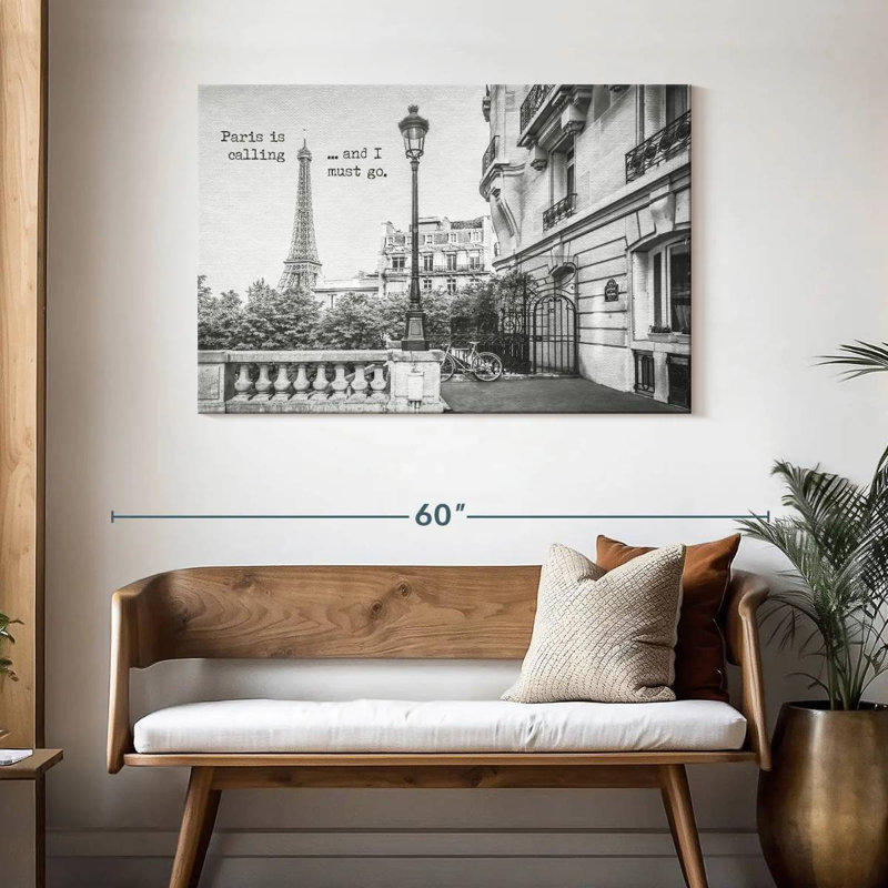 Rorry Paris Is Calling, 30" H x 45" W