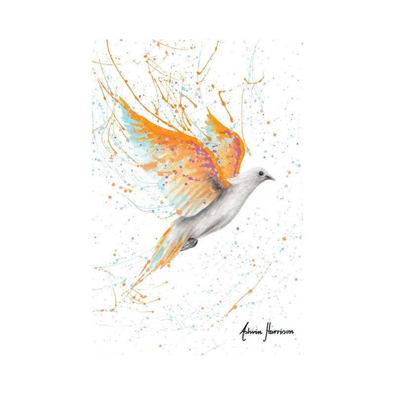 Summer Peace Dove by Ashvin Harrison - Wrapped Canvas Print, 101.6 cm H x 66.04 cm W x 1.91 cm D