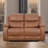 Emony 61" W Manual Reclining Faux Leather Loveseat-94552452