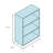 Telma Geometric Display Bookcase with Open Back-106925097-31168855