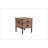 Antique Reclaimed Wood Grey Trunk Table And Side Table S/3