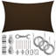 Toile d'ombrage rectangulaire Royal Shade avec treuil d'installation-114890849-114890841