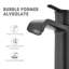 Robinet de salle de bain monocorps et monocommande avec bonde