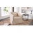 360-Degree Swivel Upholstered Armchair with Accent Pillow-367928017
