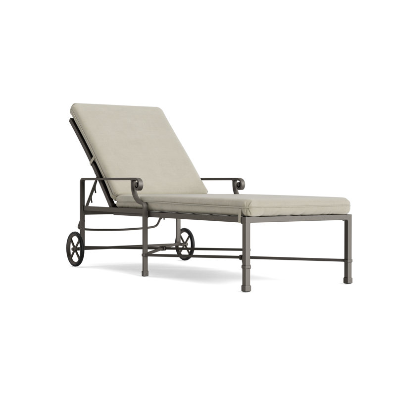 Venetian Outdoor Chaise Lounge, Fusion Natural, Mica