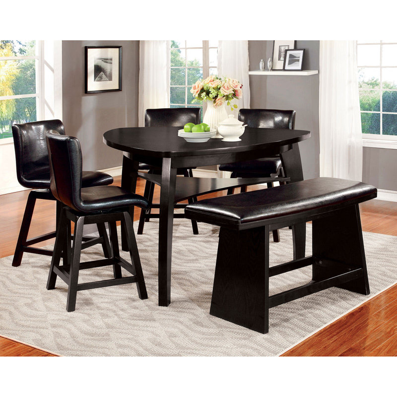 Ailaigh Swivel Upholstered Counter Stool