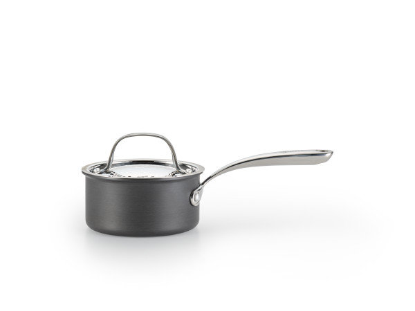 2 qts lagostina moule à sauce en acier inoxydable avec couvercle Nera