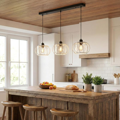 3 - Light Kitchen Island Pendant