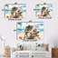 Ensemble d'art mural Saltzman-107189288-107189292