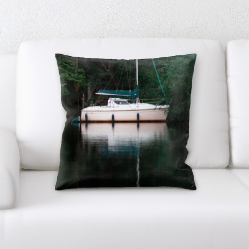 Microsuede Throw Pillow