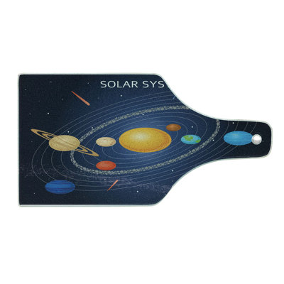 East Urban Home Glass Astronomy Cutting Board