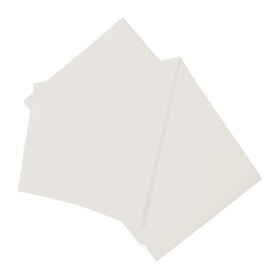 Plain Dye 200 TC Egyptian-Quality Cotton Percale Flat Sheet