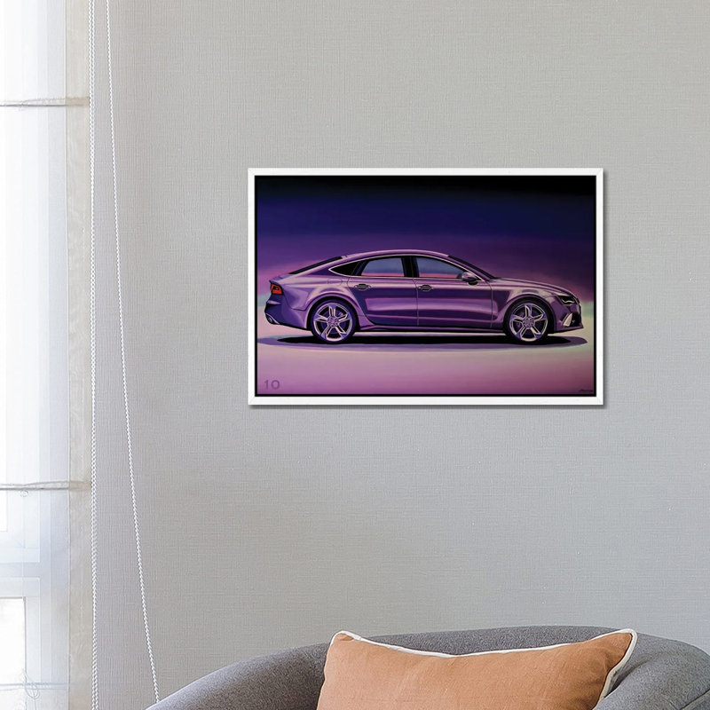 Audi RS7 2013 by Paul Meijering - Floater Frame Gallery-Wrapped Canvas Giclée on Canvas