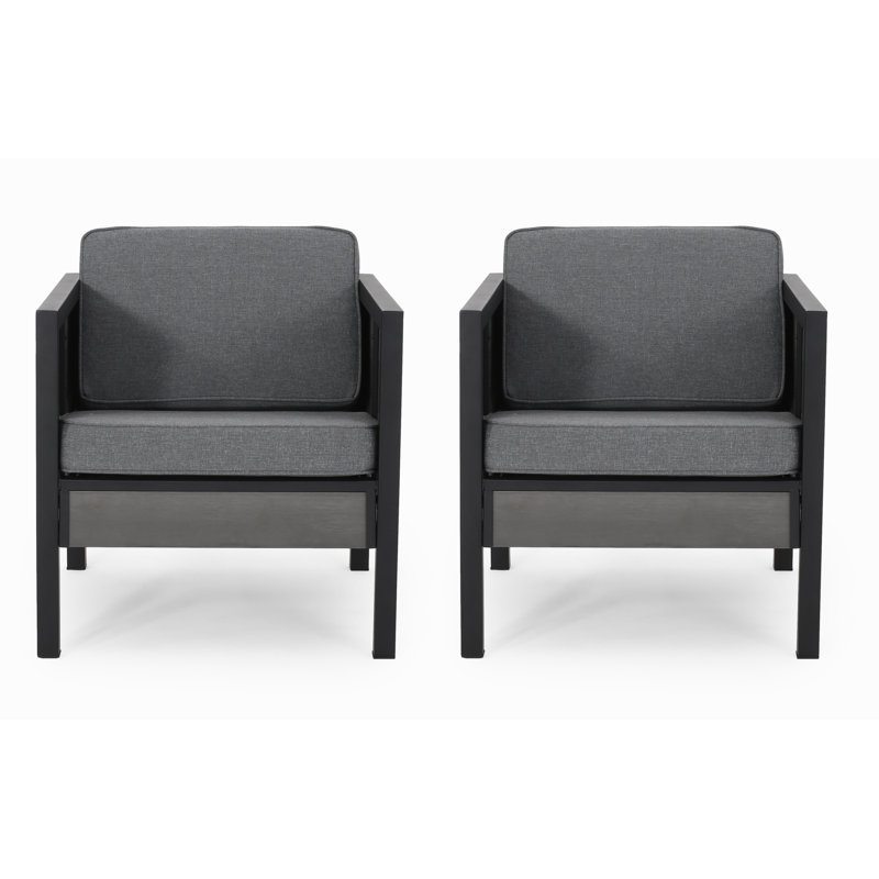 Fauteuil de patio extérieur avec coussins