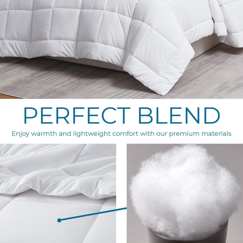 Soft All-Season Duvet Cover Set with Comforter Insert and Shams, Gray, Queen
