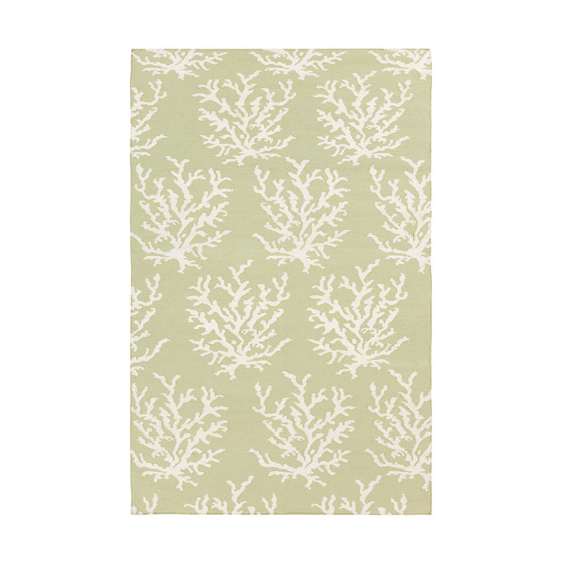 Boardwalk Wool Floral Indoor Rug, Rectangle 2' x 3'