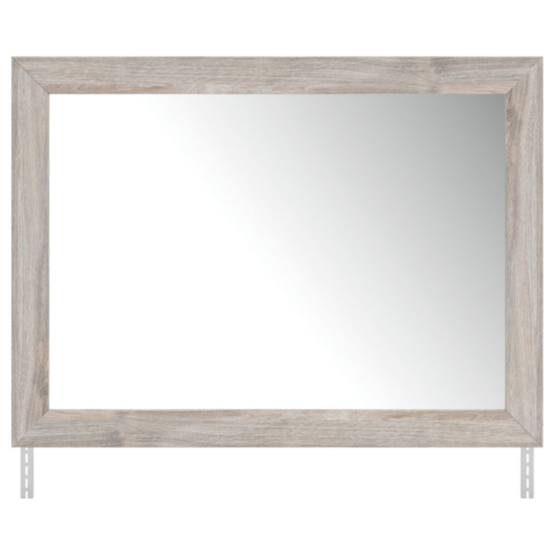 Miroir de chambre Kiyana, Blanc