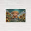 «A Cute Happy Highland Cow 2» par Momart, art mural en métal-224075598