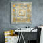 «Gold Tapisserie 2 Gold And White» par Albena Hristova, art mural sur toile-721479862