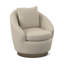 Lumen Boucle Swivel Barrel Chair-70369694