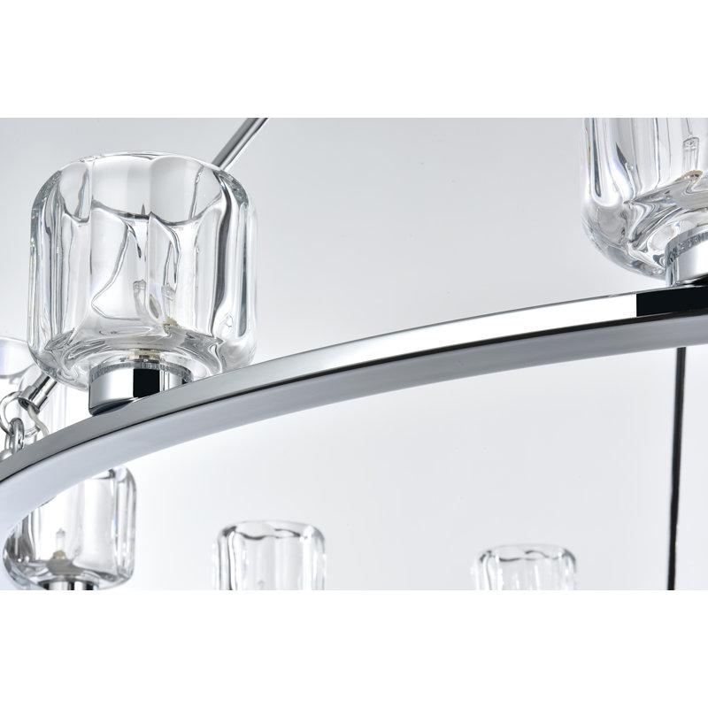 Lustre Enrique 48 pouces, Chrome chrome