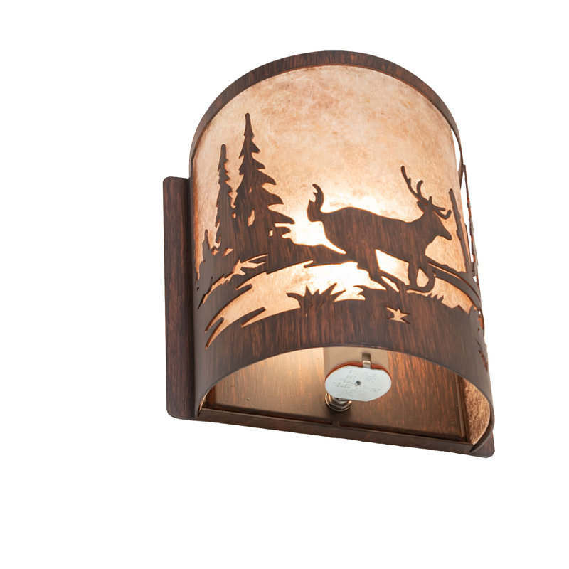 1 - Light Flush Mounted Sconce