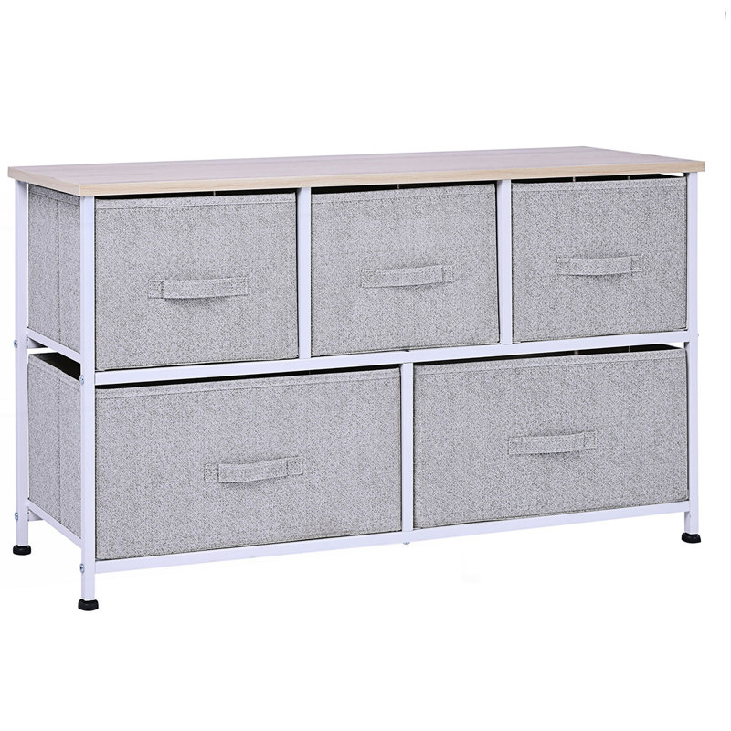 Commode décorative à 5 tiroirs Modern