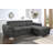 Noorjahan 96.5'' L Shape Sectional Sleeper Sofa 2 in 1 Convertible Sectional Sofa with Storage Ottoman-732917502