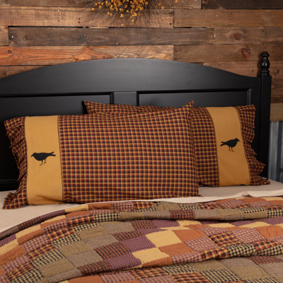 Heritage Farms 100% Cotton Plaid - Set of 2