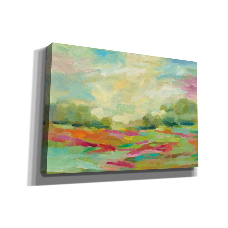  «Sunny Fields» par Silvia Vassileva, art mural sur toile, 18 po x 26 po