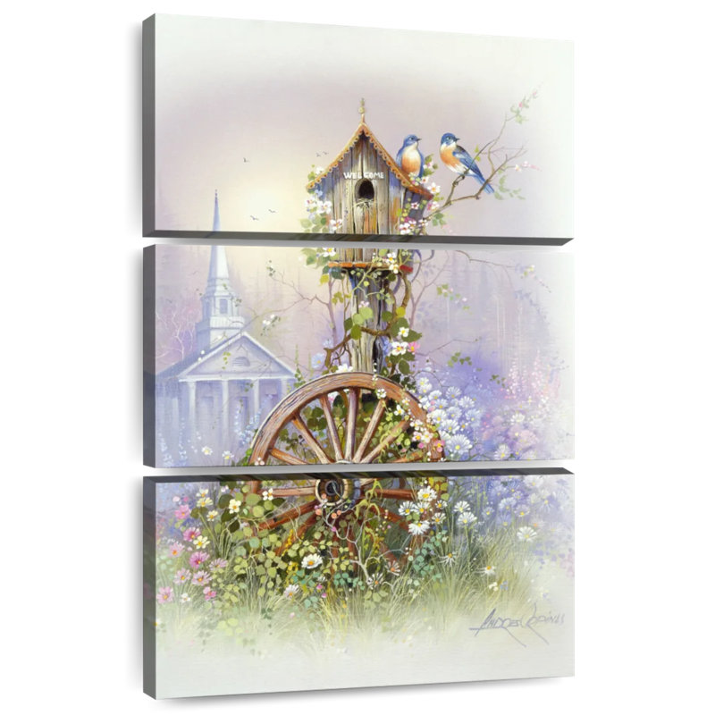 Roue de wagon Brampt, H 32 po x l 20 po