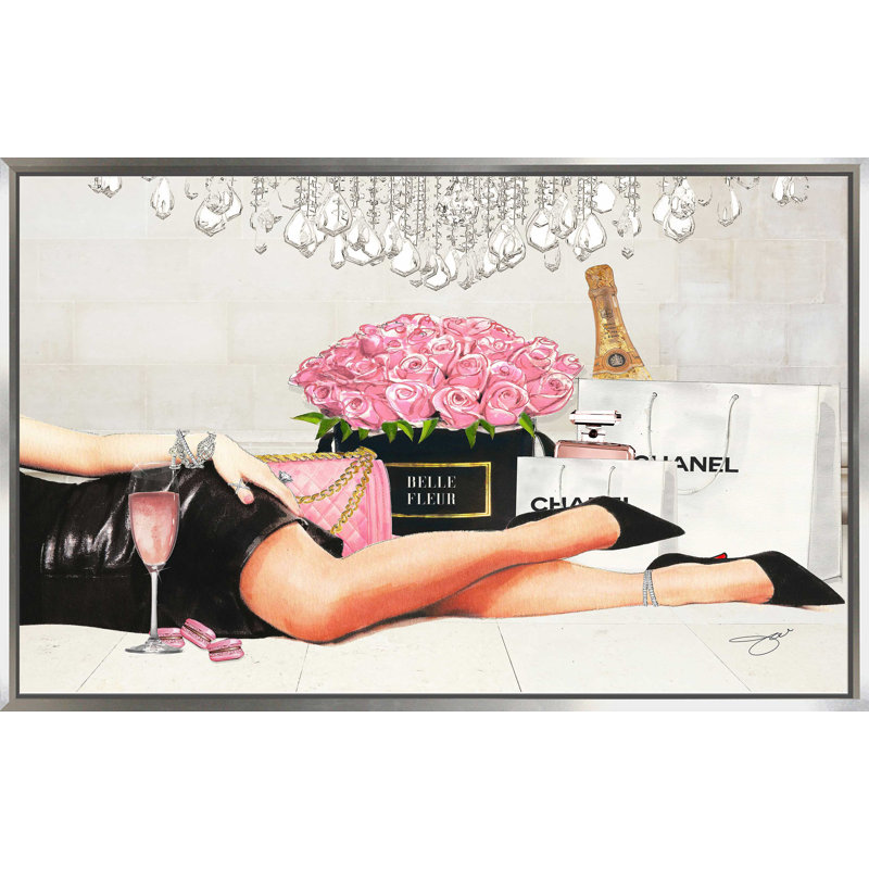 The Finer Things (Horizontal) par By Jodi - impression, Cadre flottant argent, H 21,5 po x l 33,5 po x P 2 po