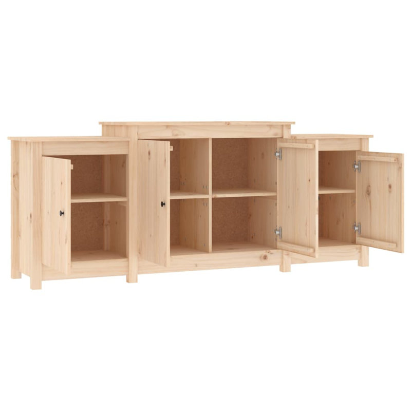 Bigler 164cm Solid Wood Sideboard, Wood