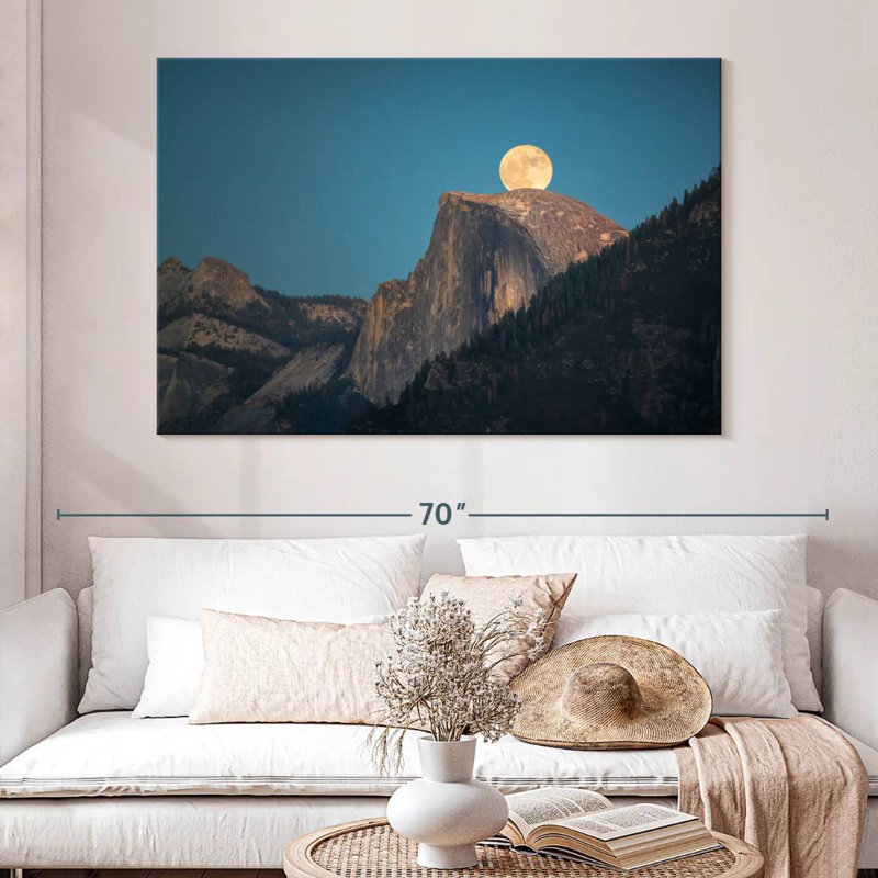 Oberle Half Dome Supermoon, 34" H x 51" W