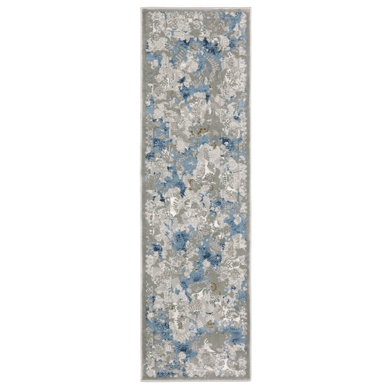 Guitta Abstract Rug, Runner 2'3" x 7'6"