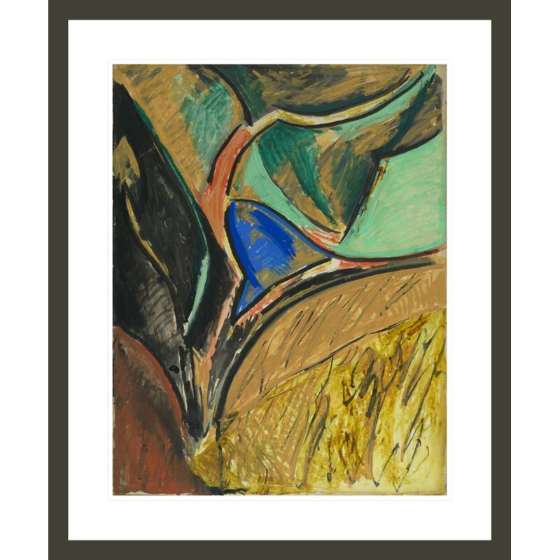 Paysage (Landscape) par Pablo Picasso, impression giclée sur cadre, H 28,45 po x l 23,5 po