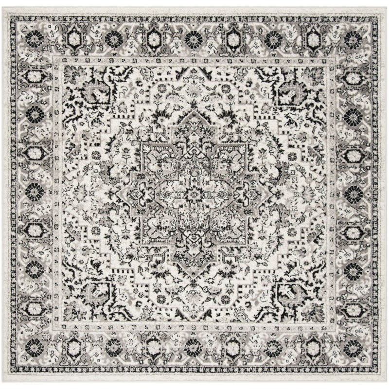 Micheline Performance Oriental Rug, Square 8'