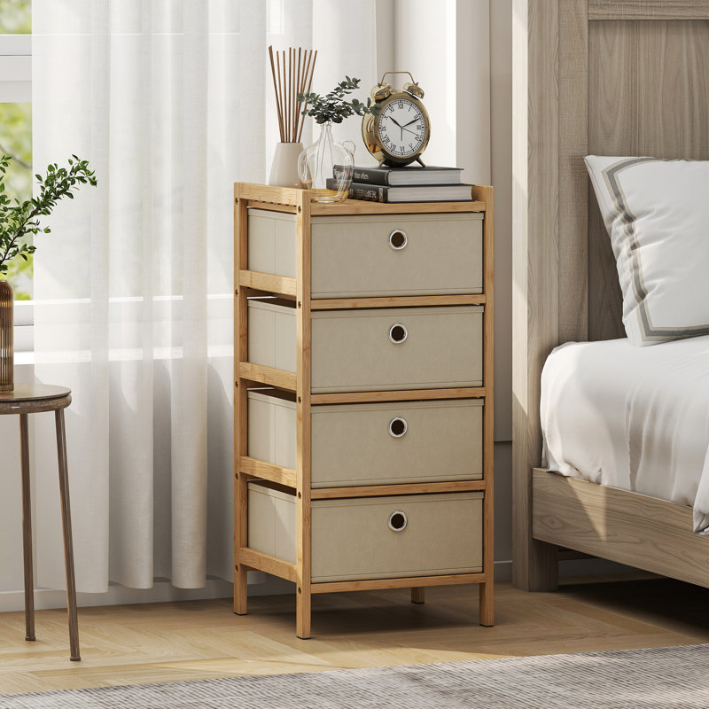 33cm W 4 - Drawer Chest of Drawers, Cream