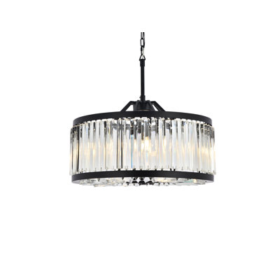 Lustre cylindrique unique et remarquable à 8 lumières Dorinda