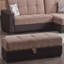 Repose-pieds rembourré en tissu avec rangement Legacy-86778738